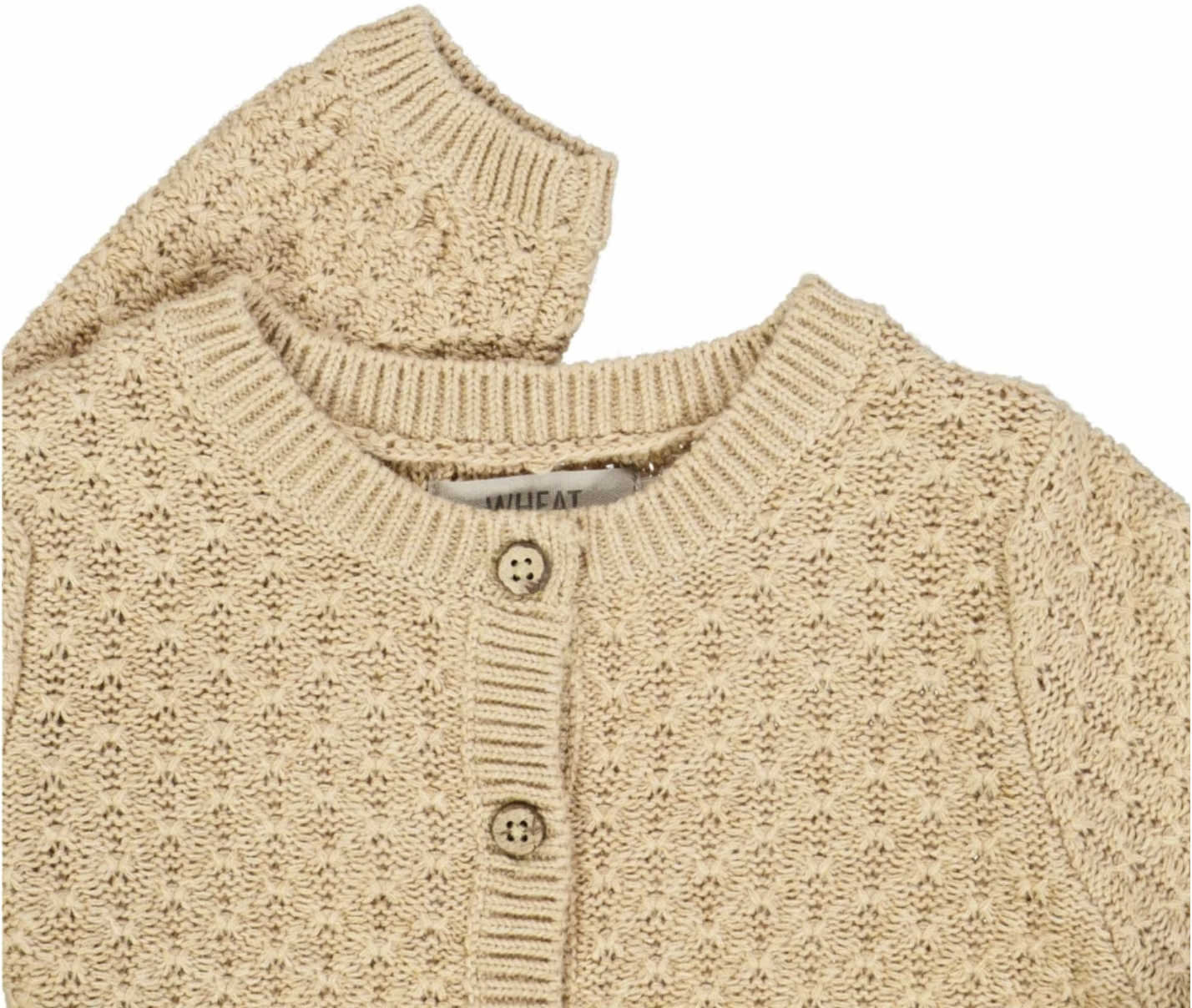 Wheat Knitted Cardigan - Magnella