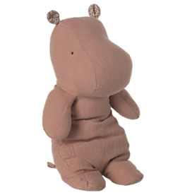 Maileg Cuddle Toy Safari Friends - Hippo Medium  Pink
