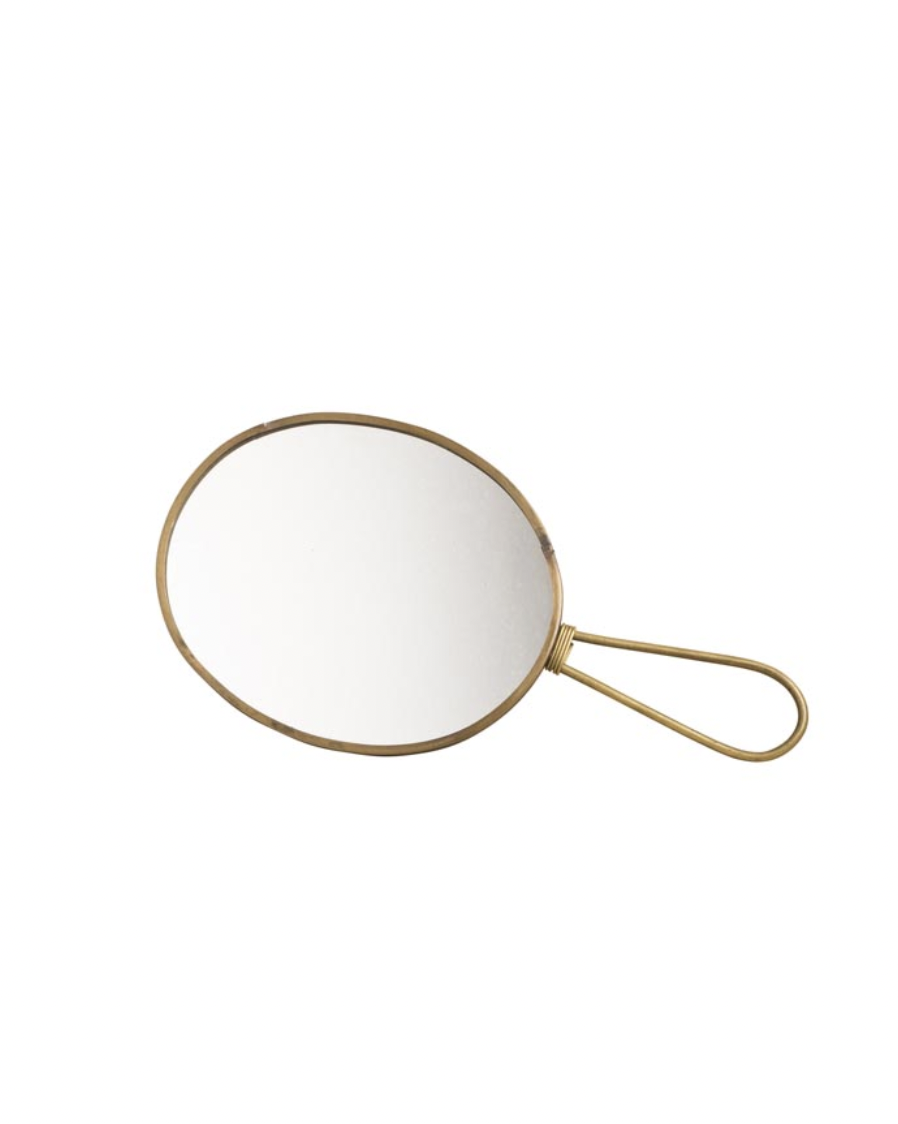 Hand Mirror Gold MaisonNL Concept Store