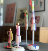 Bitten Rainbow Drip Candles (set of 2)