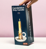 Bitten Candelabra Drip Candle