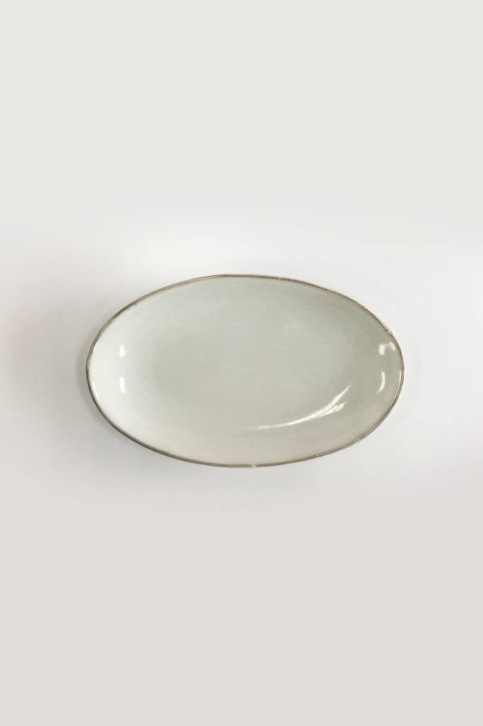 Broste Plate Oval - Nordic Sand