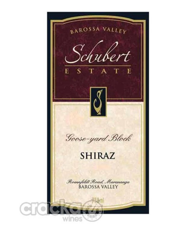 2005 Schubert Estate Shiraz Goose-Yard-Block