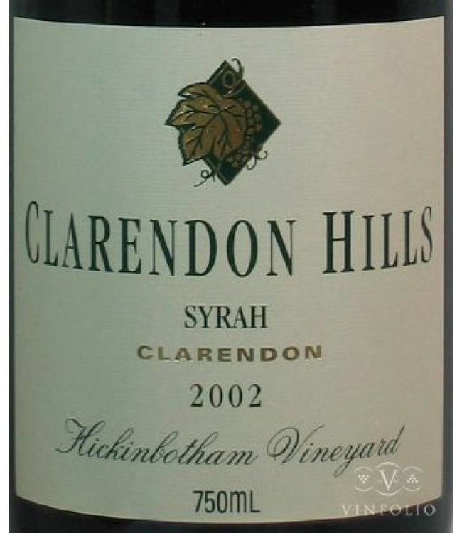 Clarendon Hills 1998 Clarendon Hills Shiraz Hickinbotham