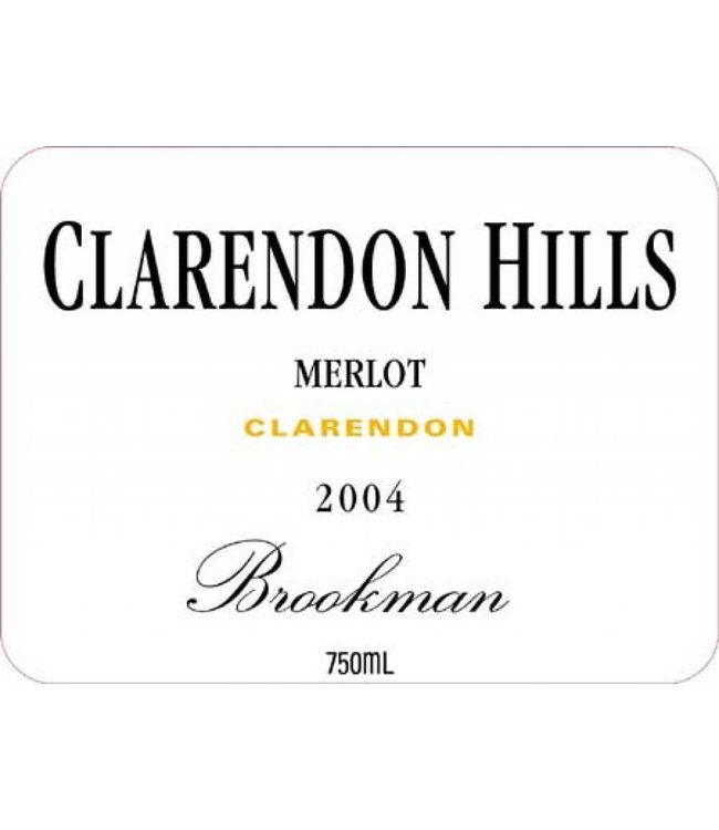 1998 Clarendon Hills Merlot Brookman