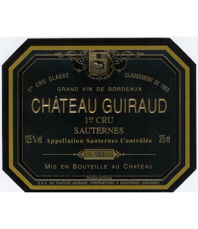 2001 Chateau Guiraud 1/2 fles