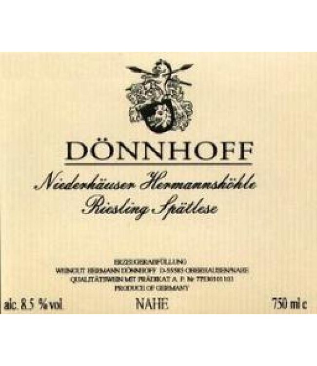 2003 Dönnhoff Niederhäuser Hermannshöhle Auslese GK 12