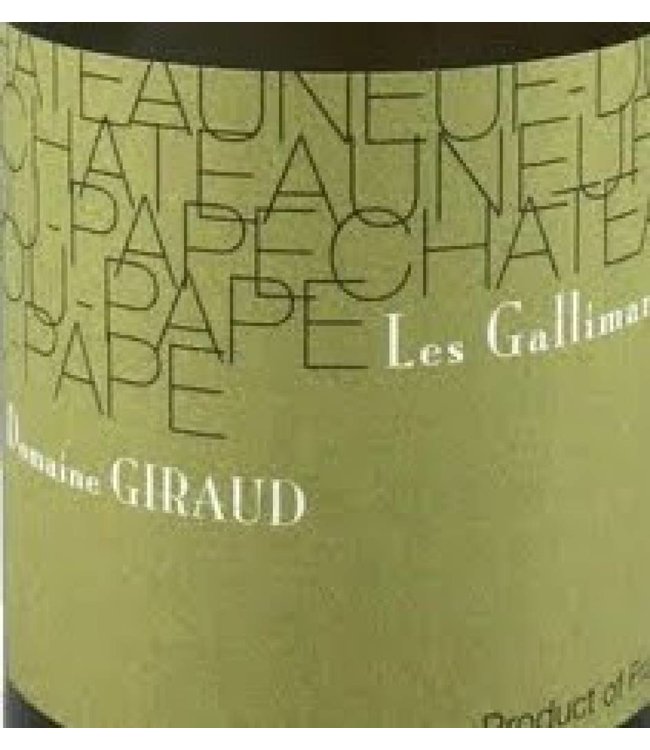 2007 Giraud Chateauneuf-du-Pape Les Gallimardes Blanc