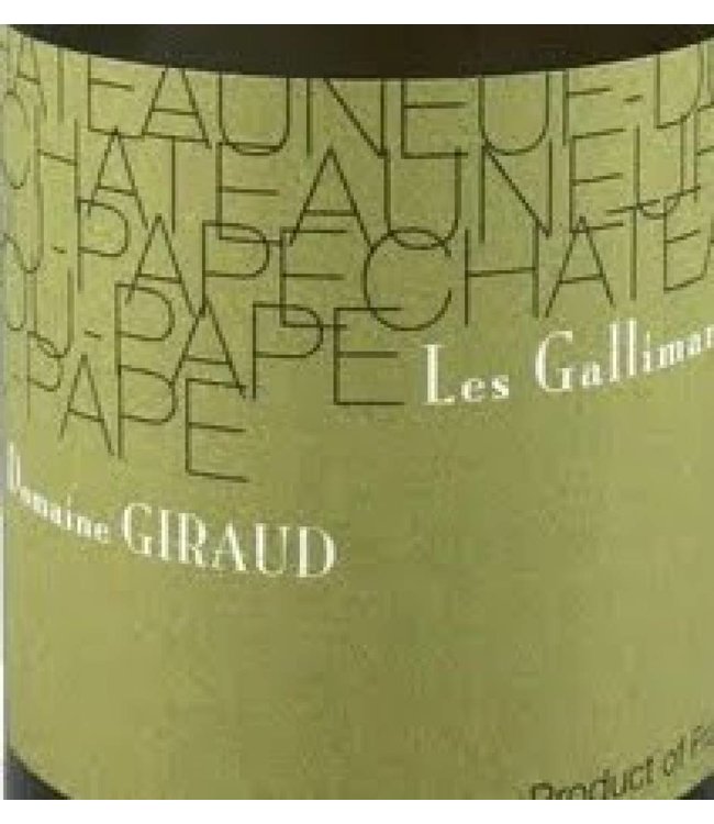 Domaine Giraud 2007 Giraud Chateauneuf-du-Pape Les Gallimardes Blanc