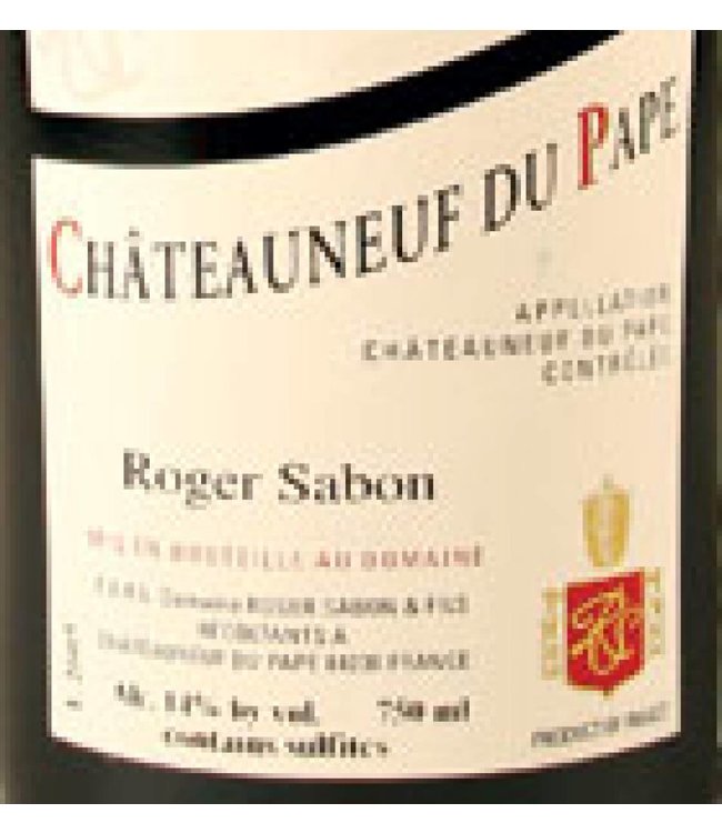 Domaine Roger Sabon 2000 Domaine Roger Sabon Chateauneuf-du-Pape CuvÃ©e RÃ©servÃ©e