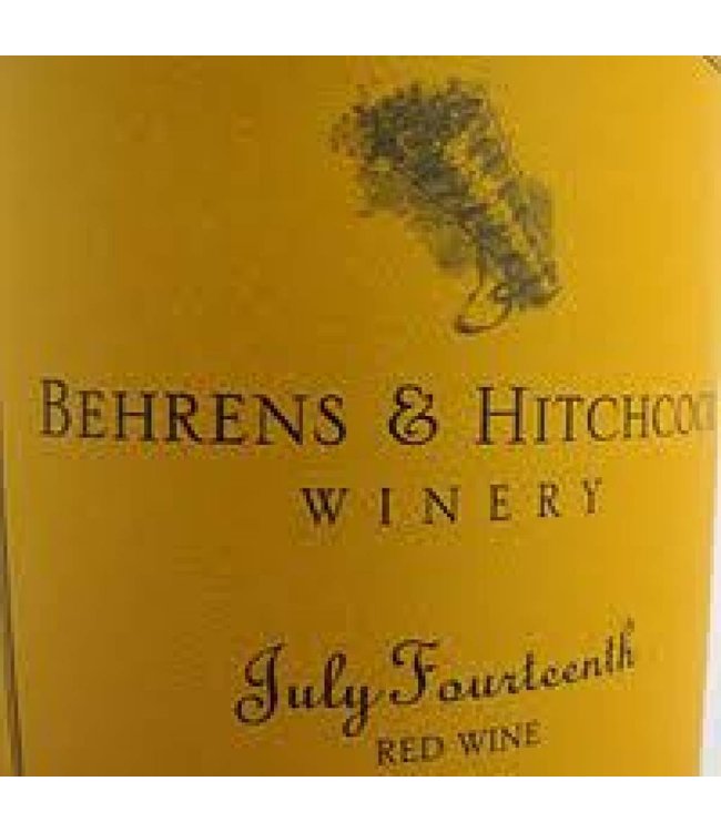 1995 Behrens And Hitchcock Napa Valley Zinfandel