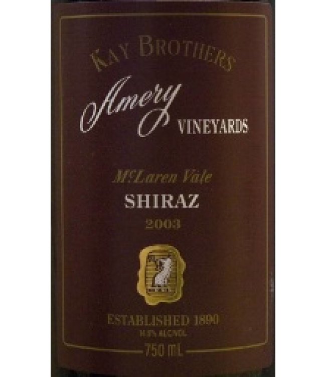 2004 Kay Brothers Shiraz Amery