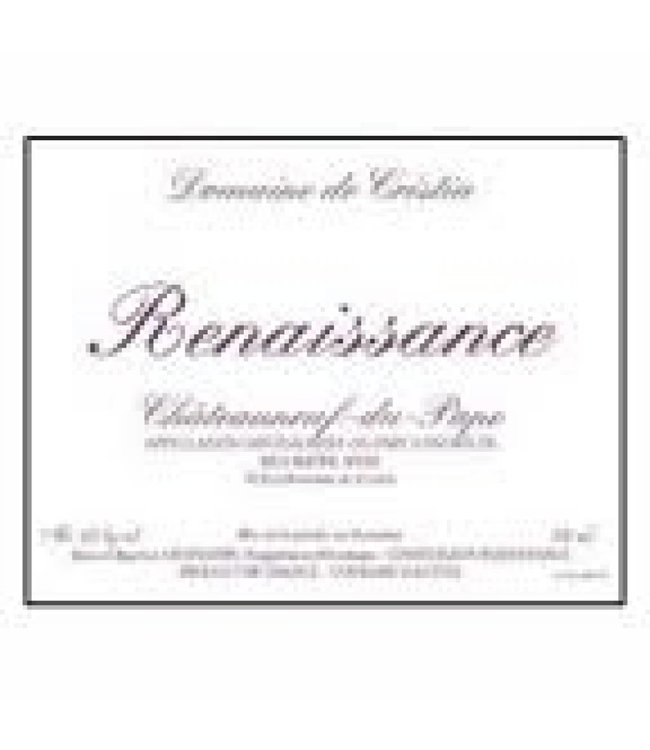 Domaine Cristia 2010 Domaine Cristia Cuvee Renaissance