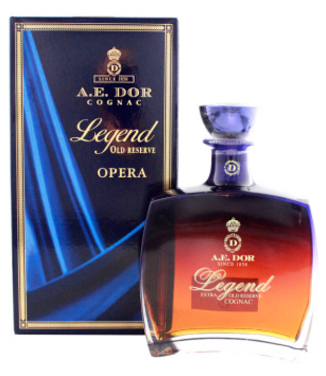 A.E. Dor A.E. Dor Cognac Legend 700ml Gift box - Luxurious Drinks B.V.