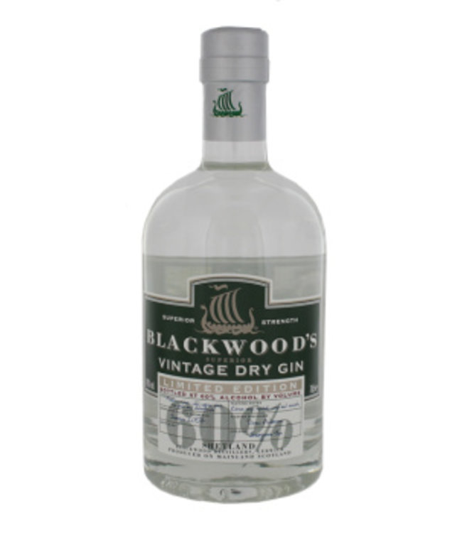 Blackwoods Vintage Dry Gin 700ml 60,0% Alcohol