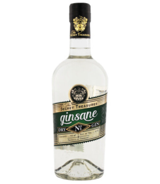 The Secret Treasures Ginsane Dry Gin 0,7L Gift Box