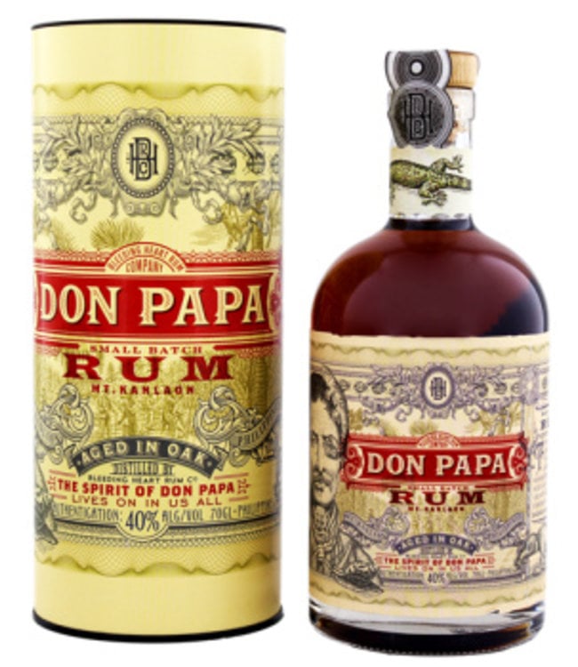 Don Papa Rum 700ml Gift Box - Luxurious Drinks B.V.