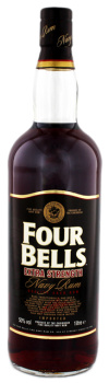 Four Bells Four Bells extra strength Navy Rum 1L 50 Four Bells Four Bells extra strength Navy Rum 1L 50