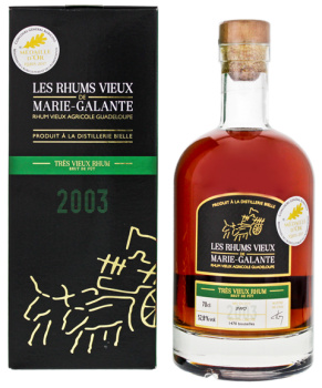 Les Rhums Vieux de Marie-Galante Bielle 2003 Très Vieux Rhum 52,8° - Rhum  Attitude