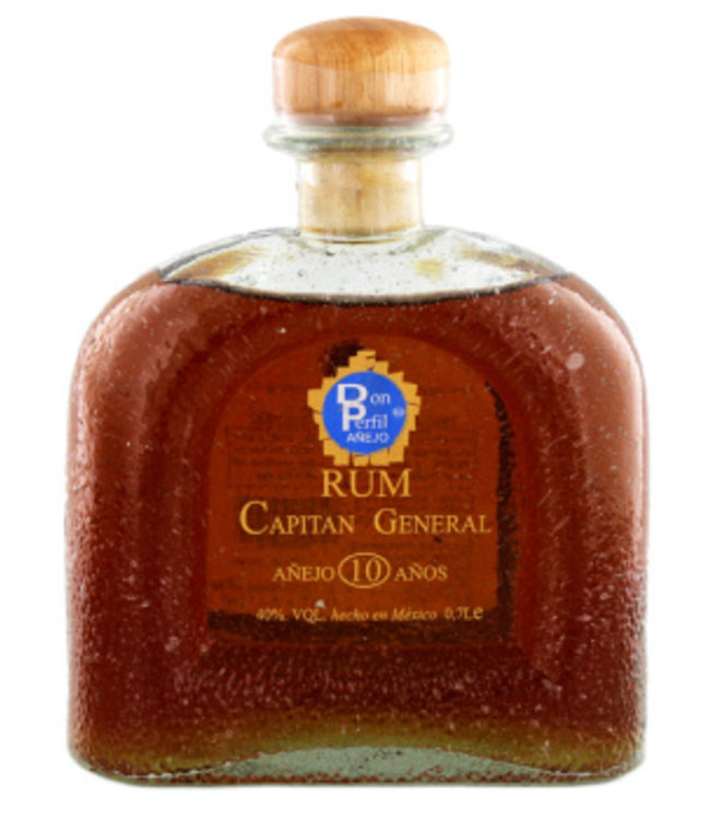 700 ml Rum Capitan General Anejo 10 Anos - Mexico