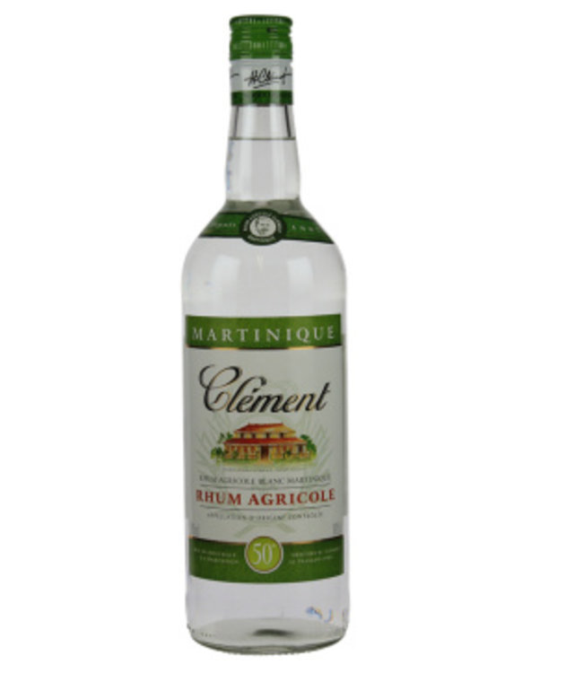 Clément Rhum Agricole Blanc 1000ml 50,0% Alcohol - Luxurious Drinks™