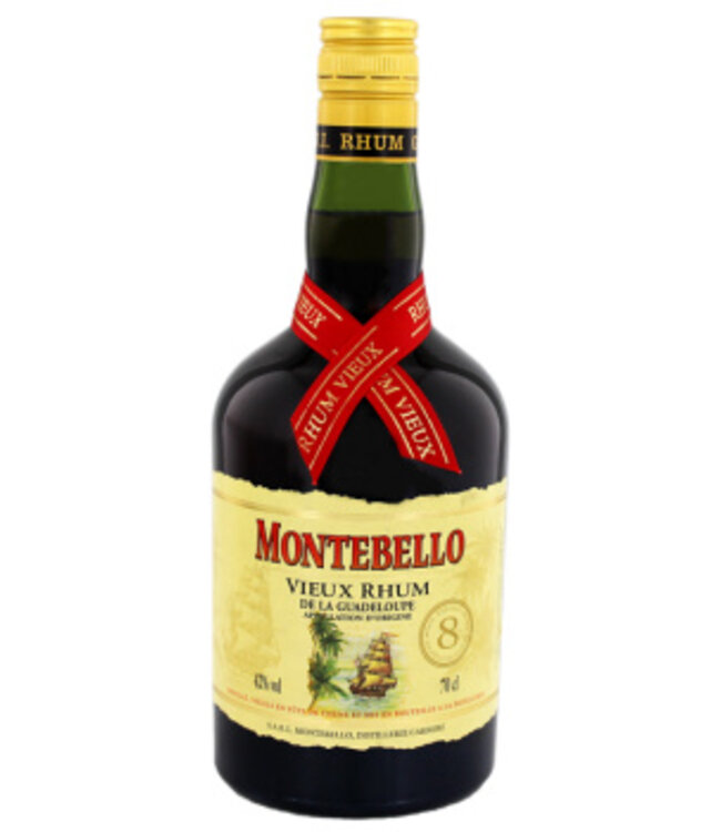 700 ml Rum Montebello Vieux 8 Ans - Guadeloupe