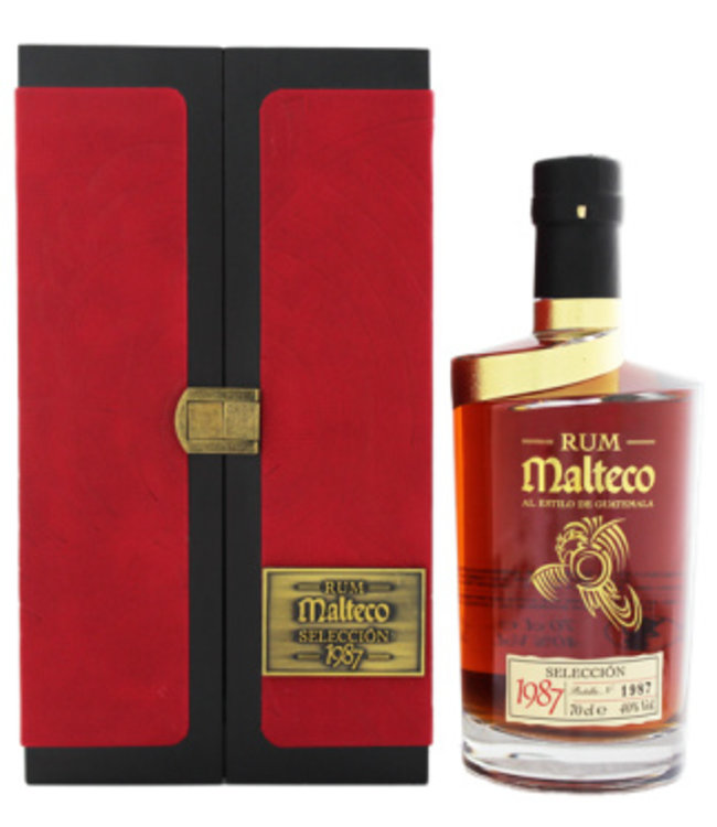 Malteco Malteco Selección 1987 0,7L Wooden Box