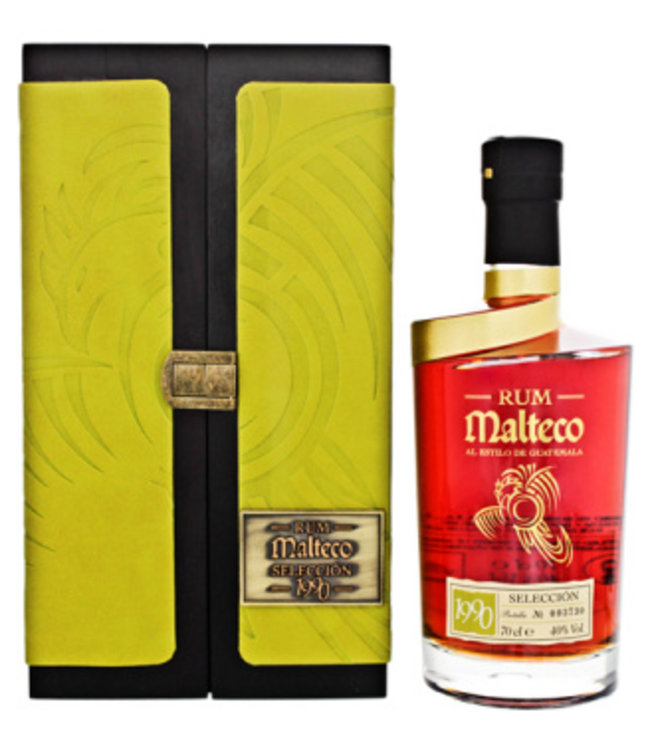 Malteco Seleccion 1990 0,7L 40% Wooden Box