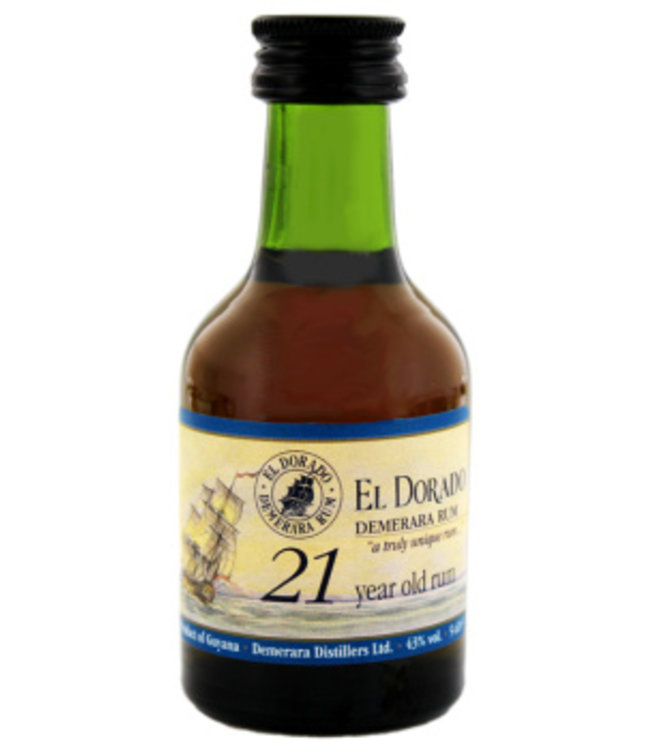 El Dorado Rum 21 Years Old Miniatures 50ml