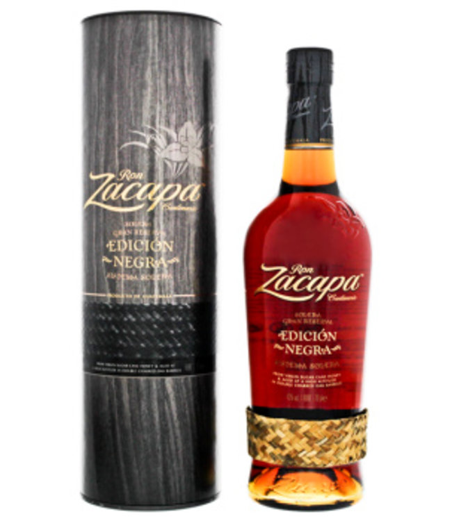 Rum Zacapa Edición Negra Solera Gran Reserva 43% vol. Ron Zacapa Ce