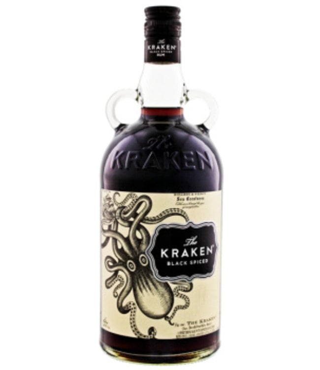 The Kraken Black Spiced Rum sea creatures 1L 40%