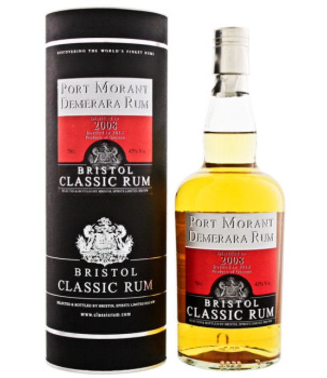 Bristol Port Morant Guyana rum 2008 2018 0,7L 43%