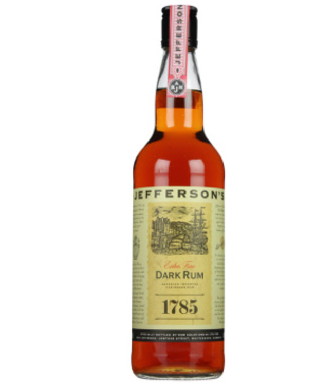 Jeffersons 1785 Dark Rum 700ml 40,0% Alcohol