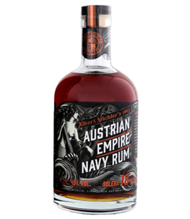 Austrian Empire Navy Rum Solera 18 Years Old 700ml Gift Box