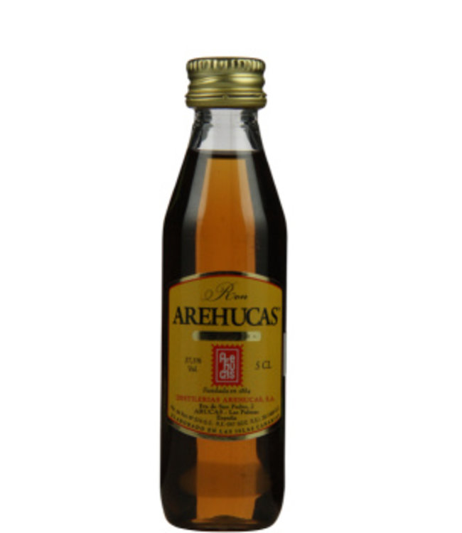 Arehucas Dorado Oro 1YO Miniatures 0,05L 37,5% Alcohol