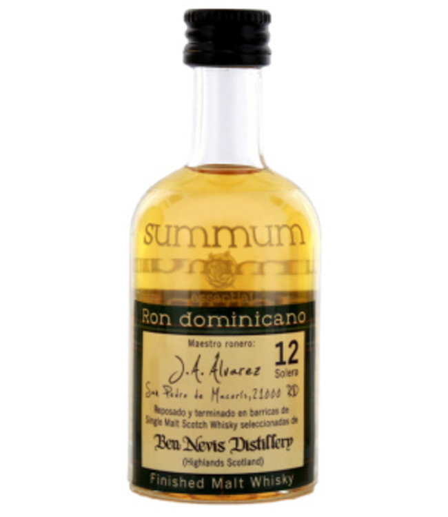 Summum 12 Years Old Malt Whisky Finish Miniatures 50ml