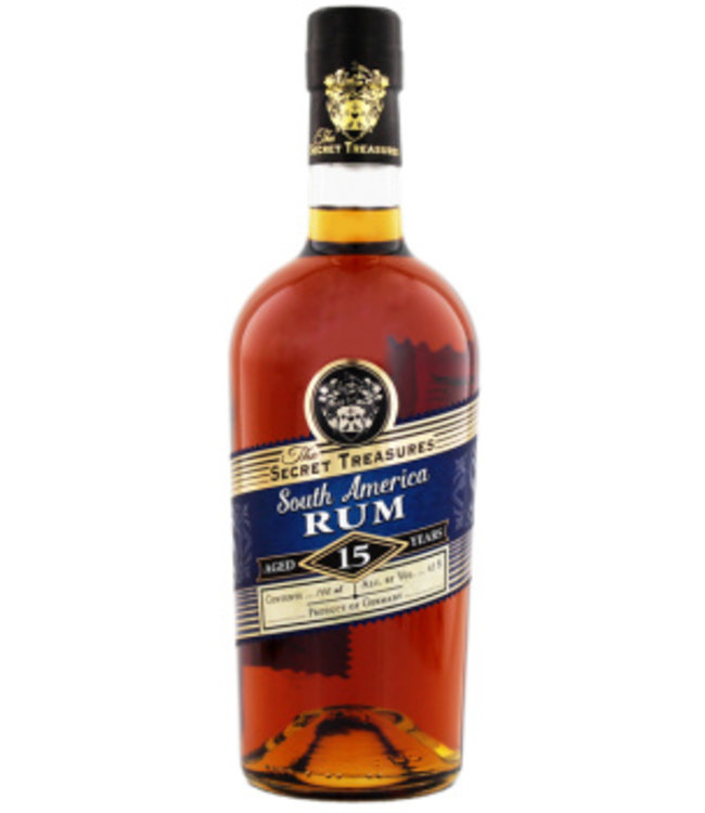 The Secret Treasures South America Rum 15YO 0,7L Gift Box