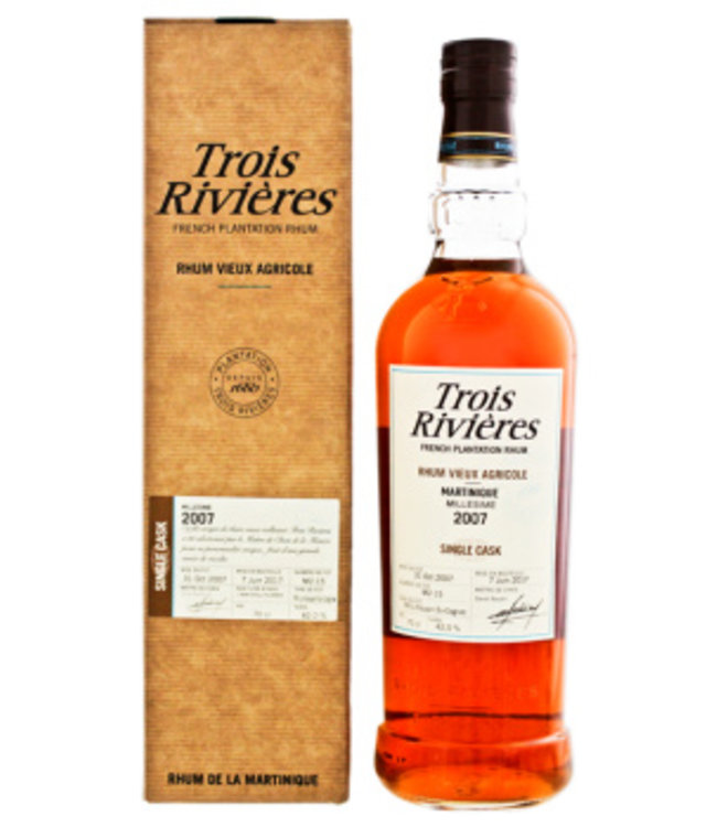 Trois Rivieres 2007 Single Cask Fut Ex-Cognac 0,7L