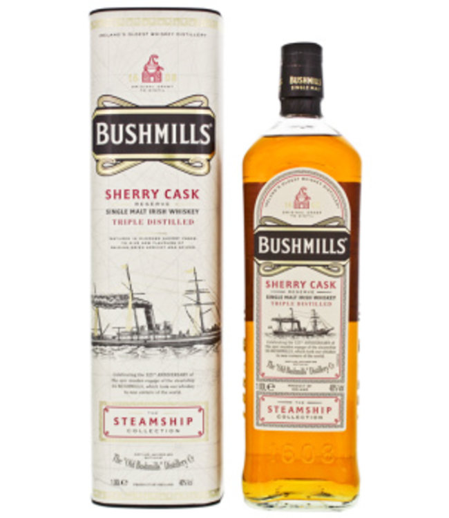 Bushmills Steamship sherry Port Cask 1L 40%
