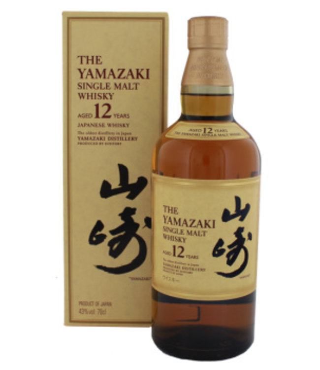 Yamazaki 12 YO single Malt Japanse Whisky 0,7L 43%