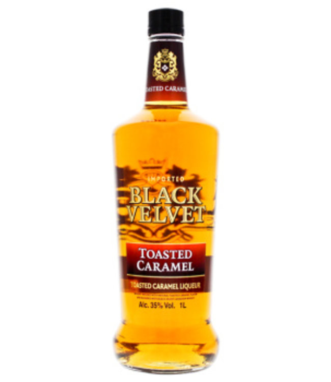 Black Velvet Toasted Caramel Liqueur 1L 35%