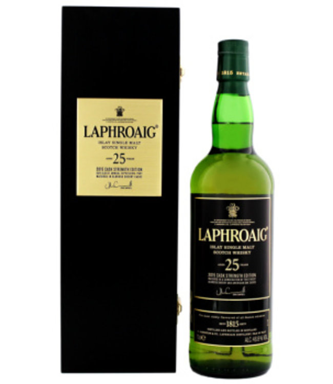 Laphroaig 25 years old Cask Strength single malt Whisky