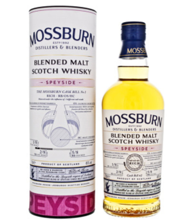 Mossburn Cask Bill No. 2 Rich Blended Whisky 0,7L