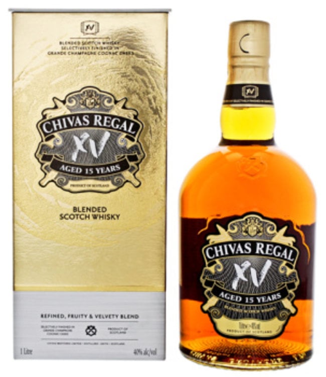 Chivas Regal Xv 15yo Blended Scotch Whisky 40 Luxurious Drinks