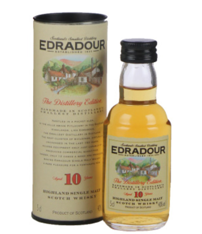 Edradour 10YO Malt Whisky Miniatures 50ml Gift Box