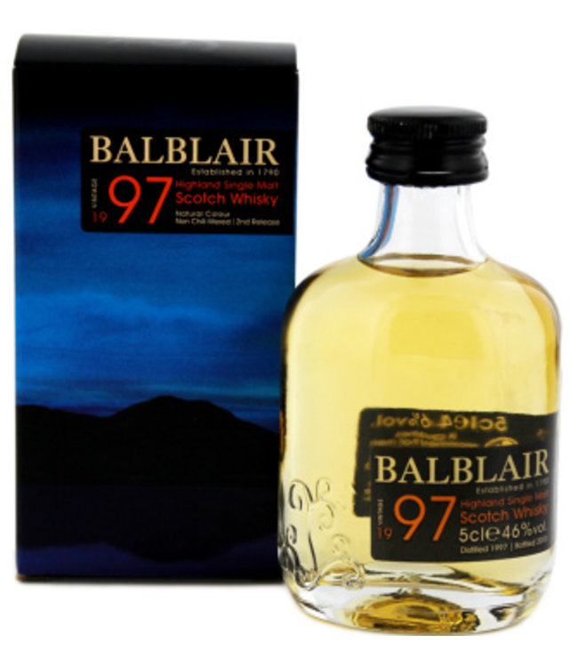 Balblair 1997 Vintage Miniatures 50ml Gift box