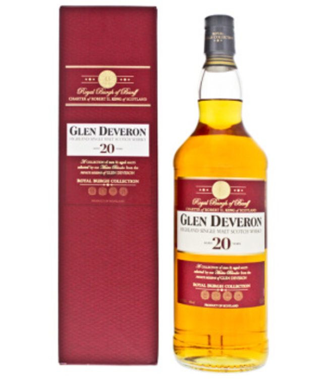 Glen Deveron 20 YO single Malt Whisky 1L 40 Luxurious Drinks B.V.