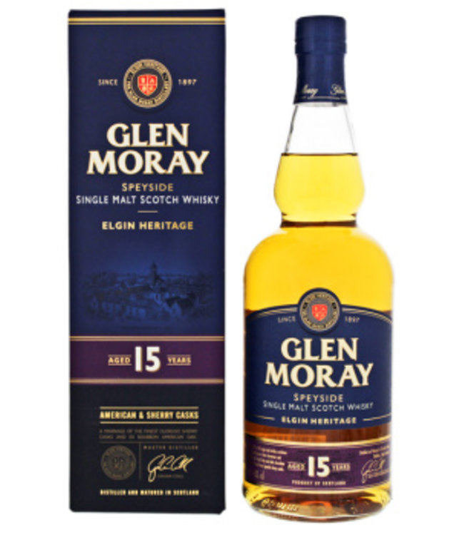 Glen Moray 15YO Elgin Heritage whisky 0,7L 40%