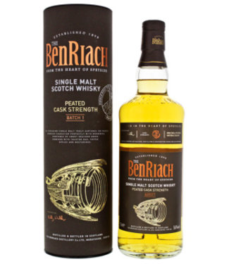 BenRiach BenRiach Peated Cask Strength Batch 1 0,7L 56%