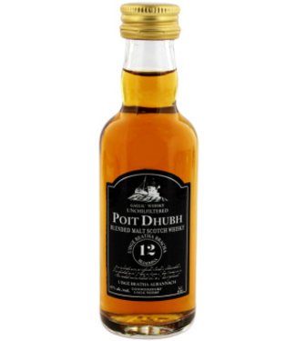 Poit Dhubh Poit Dhubh 12 Years Old Malt Whisky Miniatures 50ML